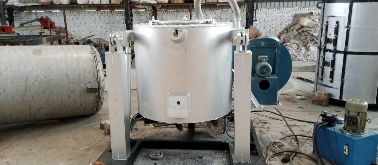rotary aluminum melting furnace