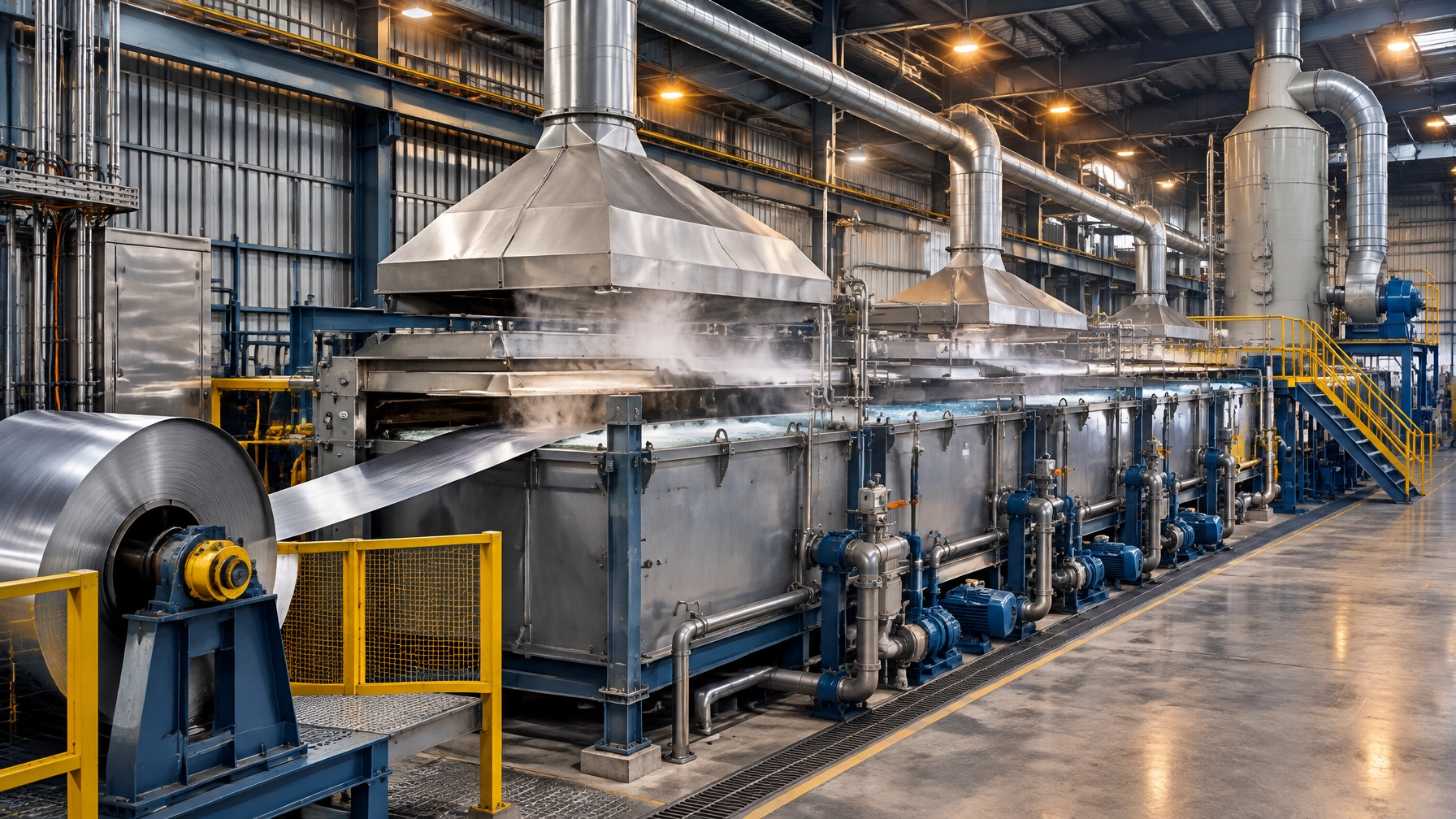 Continental Furnaces Industrial Insights (Afternoon Edition): Pickling Plant & Surface Preparation Engineering 2026, Acid Efficiency, Rinse-Water Reduction, Heat Recovery and Descaling Consistency for Steel Rolling Mills, Wire & Cable Plants and Hot Dip Galvanizing Lines