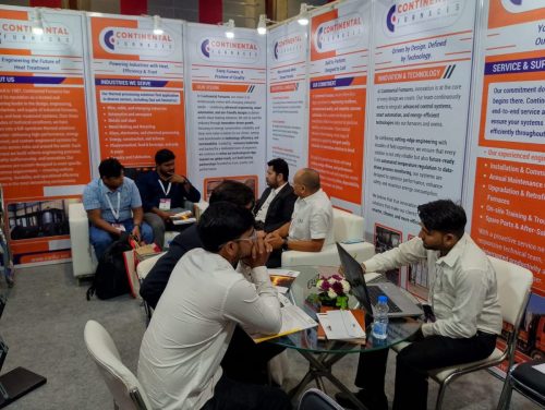 Continental Furnaces Founder Discussing Custom Solutions with Client