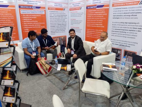 Continental Furnaces Team Celebrating Successful Exhibition